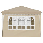 Tenda per feste a pop-up 288 x 288 x 245 cm Crema