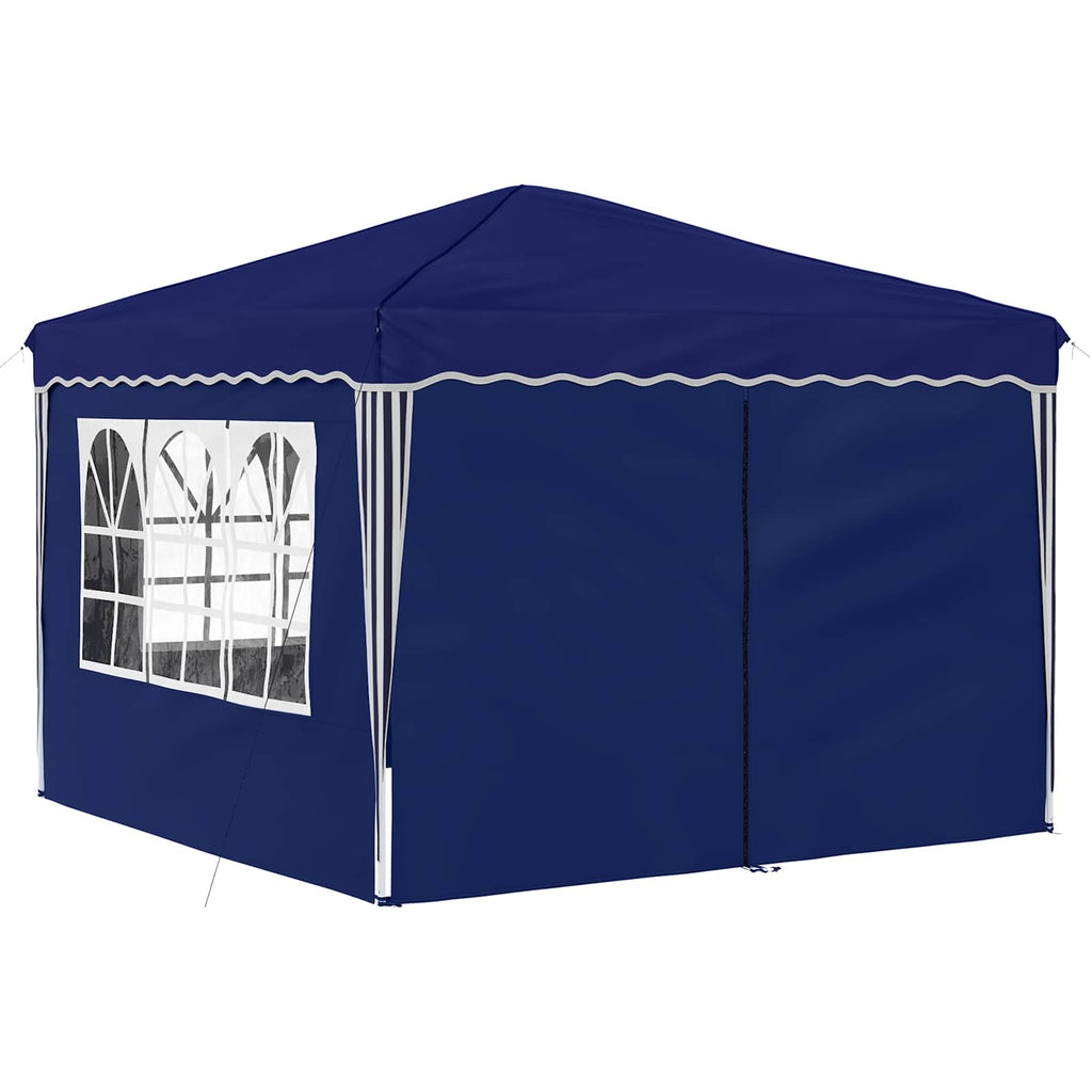 Tenda per feste a pop-up 288 x 288 x 245 cm Blu Tessuto Oxford