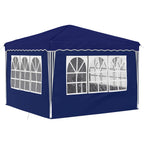 Tenda per feste a pop-up 288 x 288 x 245 cm Blu Tessuto Oxford