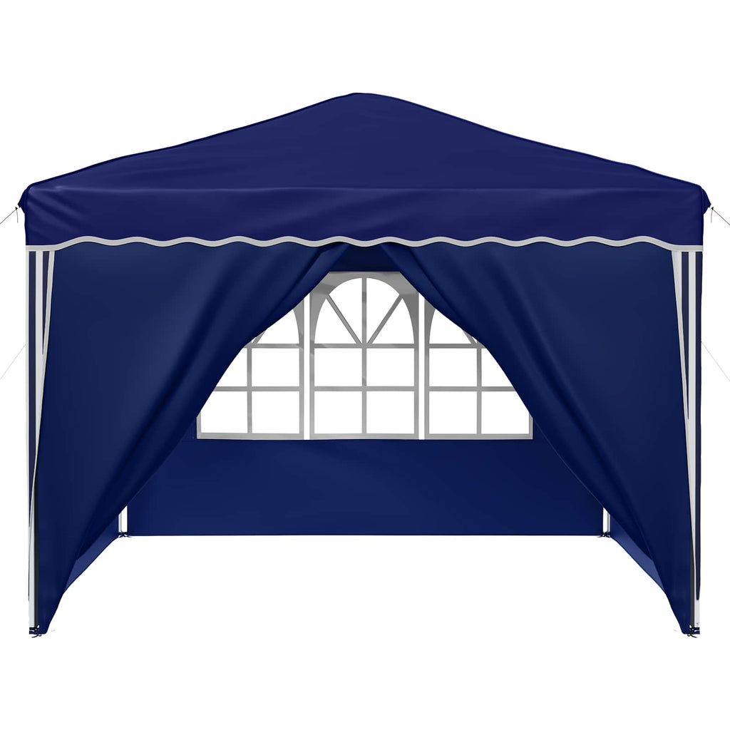Tenda per feste a pop-up 288 x 288 x 245 cm Blu Tessuto Oxford
