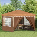Tenda per feste a pop-up 288 x 288 x 245 cm Beige
