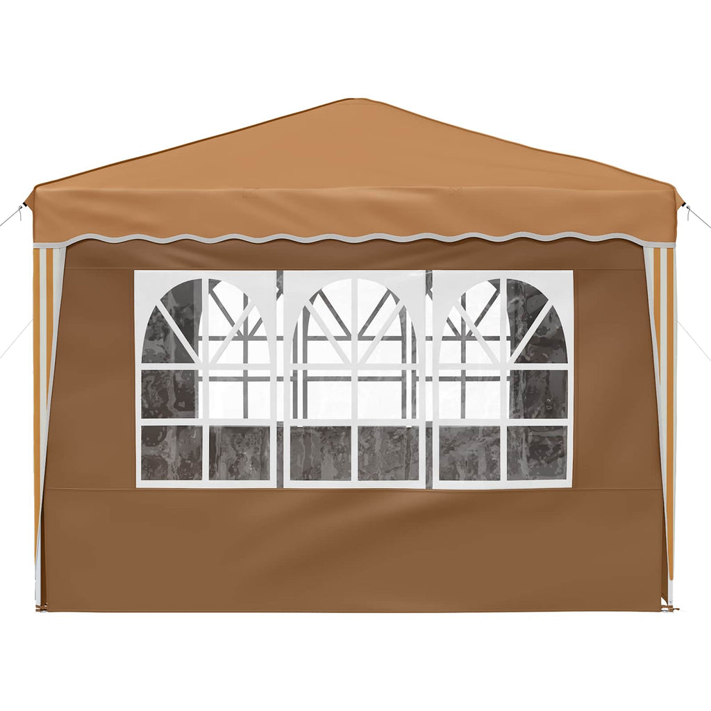 Tenda per feste a pop-up 288 x 288 x 245 cm Beige