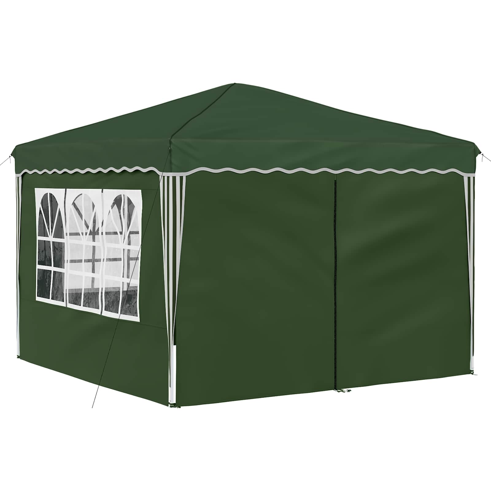 Tenda per feste a pop-up 288 x 288 x 245 cm Verde