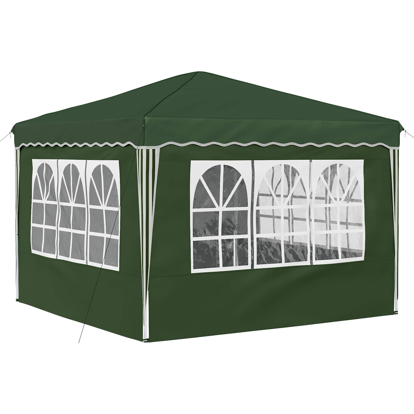 Tenda per feste a pop-up 288 x 288 x 245 cm Verde