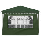 Tenda per feste a pop-up 288 x 288 x 245 cm Verde