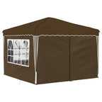 Tenda per feste a pop-up 288 x 288 x 245 cm Tortora