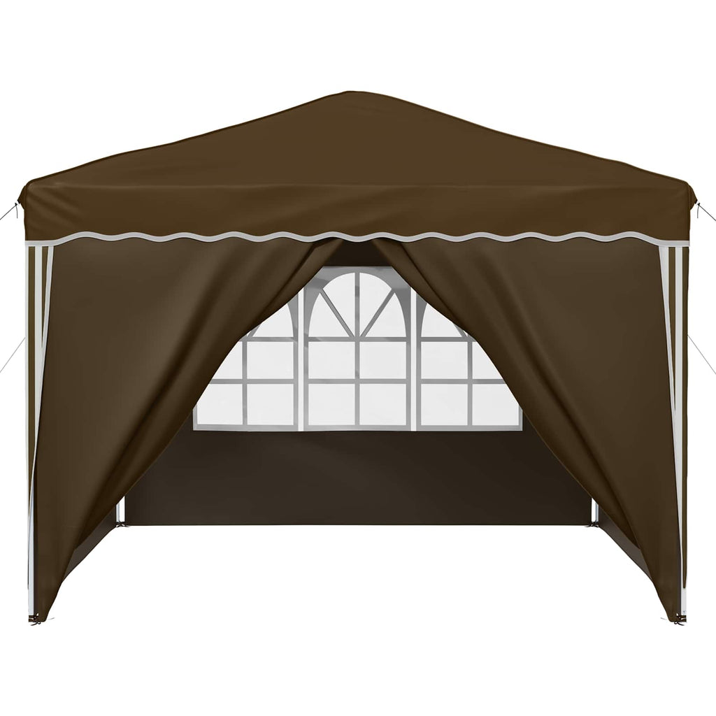 Tenda per feste a pop-up 288 x 288 x 245 cm Tortora