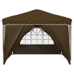 Tenda per feste a pop-up 288 x 288 x 245 cm Tortora
