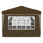 Tenda per feste a pop-up 288 x 288 x 245 cm Tortora