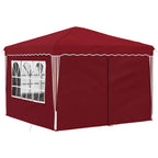Tenda per feste a pop-up 288 x 288 x 245 cm Borgogna