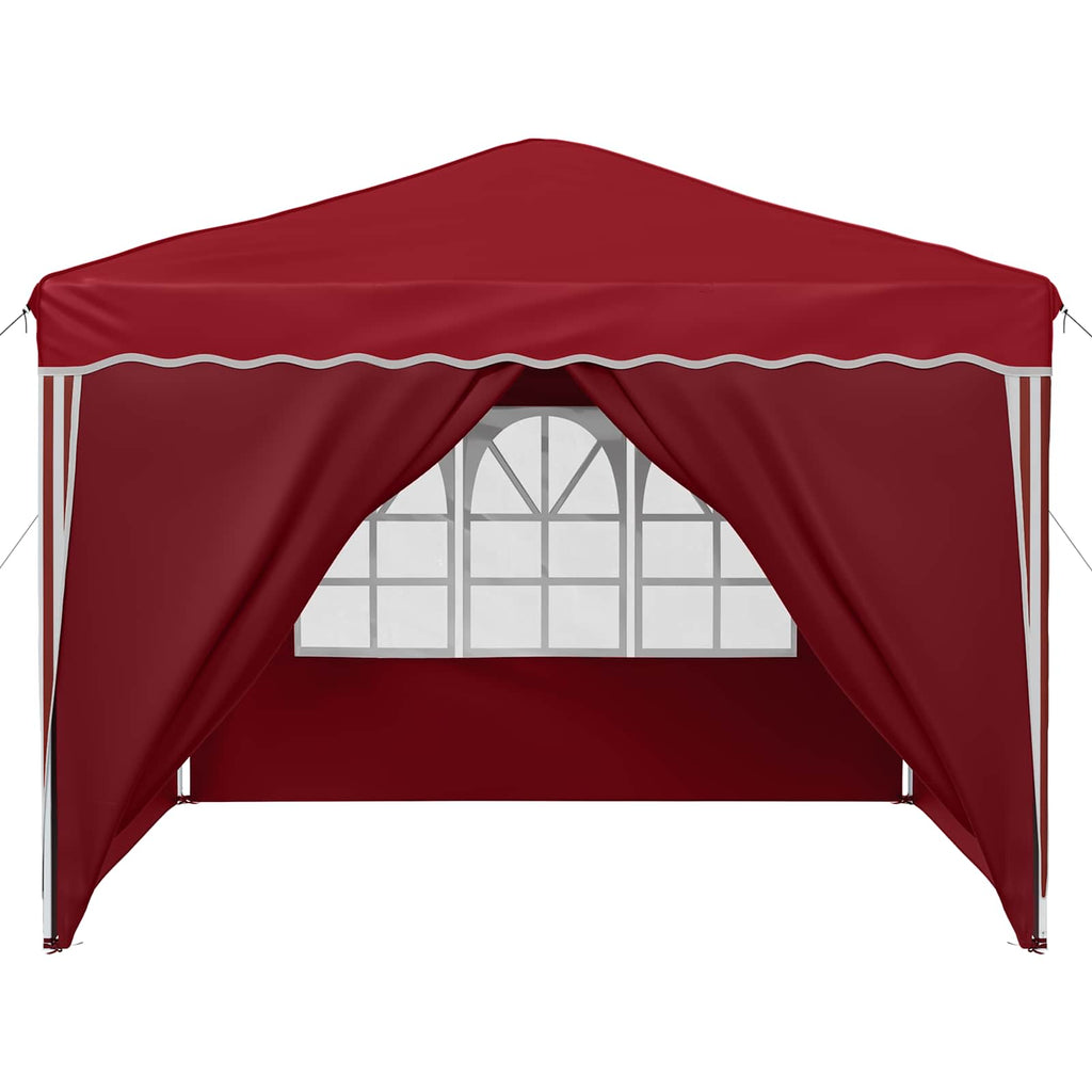 Tenda per feste a pop-up 288 x 288 x 245 cm Borgogna