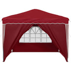 Tenda per feste a pop-up 288 x 288 x 245 cm Borgogna