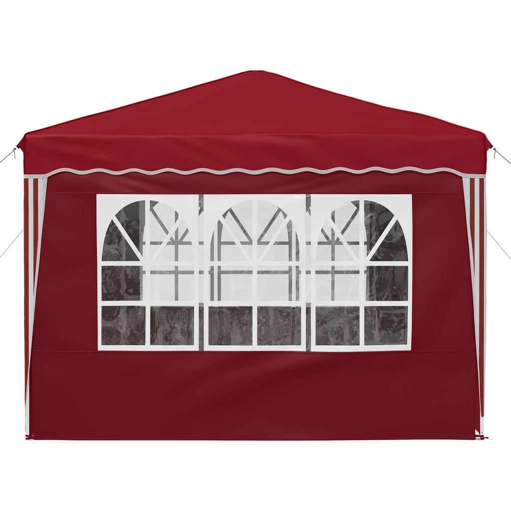 Tenda per feste a pop-up 288 x 288 x 245 cm Borgogna