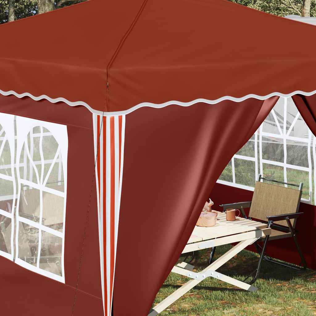 Tenda per feste a pop-up 288 x 288 x 245 cm Terracotta