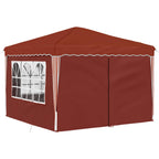 Tenda per feste a pop-up 288 x 288 x 245 cm Terracotta