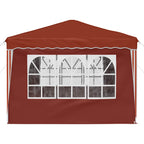 Tenda per feste a pop-up 288 x 288 x 245 cm Terracotta