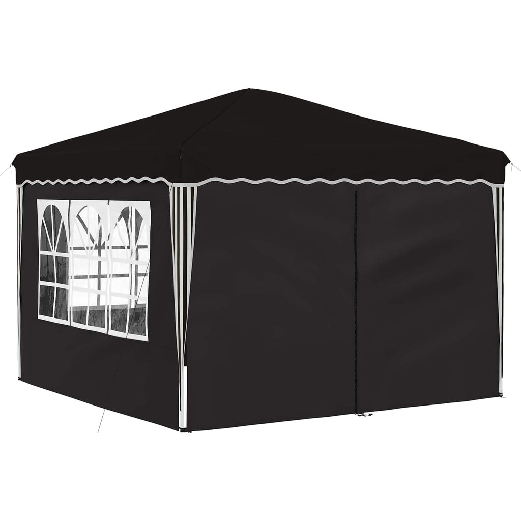 Tenda per feste a pop-up 288 x 288 x 245 cm Nero Tessuto Oxford