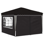 Tenda per feste a pop-up 288 x 288 x 245 cm Nero Tessuto Oxford