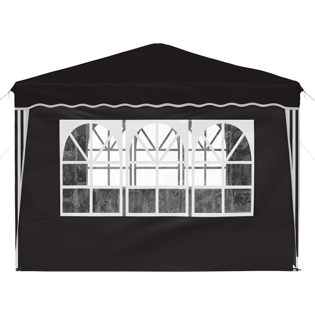 Tenda per feste a pop-up 288 x 288 x 245 cm Nero Tessuto Oxford