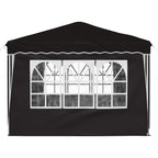 Tenda per feste a pop-up 288 x 288 x 245 cm Nero Tessuto Oxford