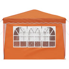Tenda per feste a pop-up 288 x 288 x 245 cm Arancione