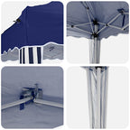 Tenda per feste a pop-up 575 x 290 x 245 cm Blu