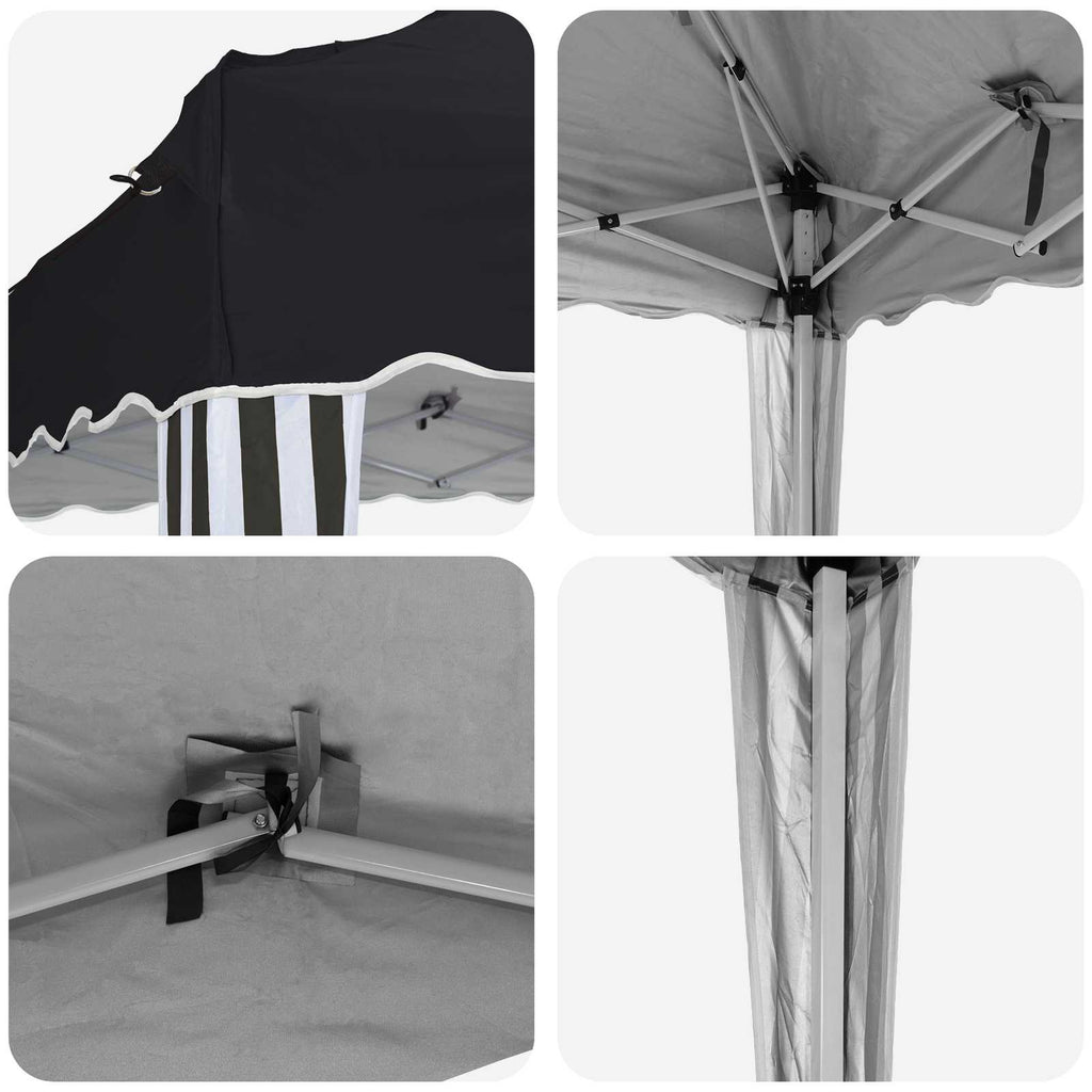 Tenda per feste a pop-up 575 x 290 x 245 cm Antracite