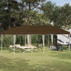 Tenda per feste a pop-up 575 x 290 x 245 cm Tortora