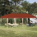 Tenda per feste a pop-up 575 x 290 x 245 cm Terracotta