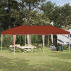 Tenda per feste a pop-up 575 x 290 x 245 cm Terracotta