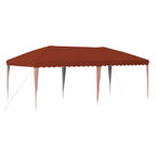 Tenda per feste a pop-up 575 x 290 x 245 cm Terracotta