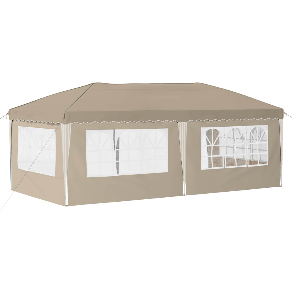 Tenda per feste a pop-up 575 x 289 x 245 cm Crema