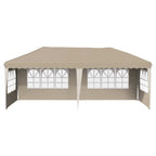 Tenda per feste a pop-up 575 x 289 x 245 cm Crema