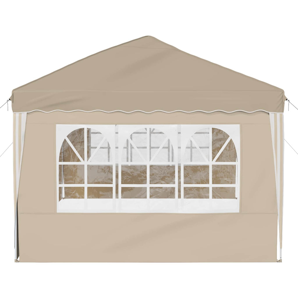 Tenda per feste a pop-up 575 x 289 x 245 cm Crema