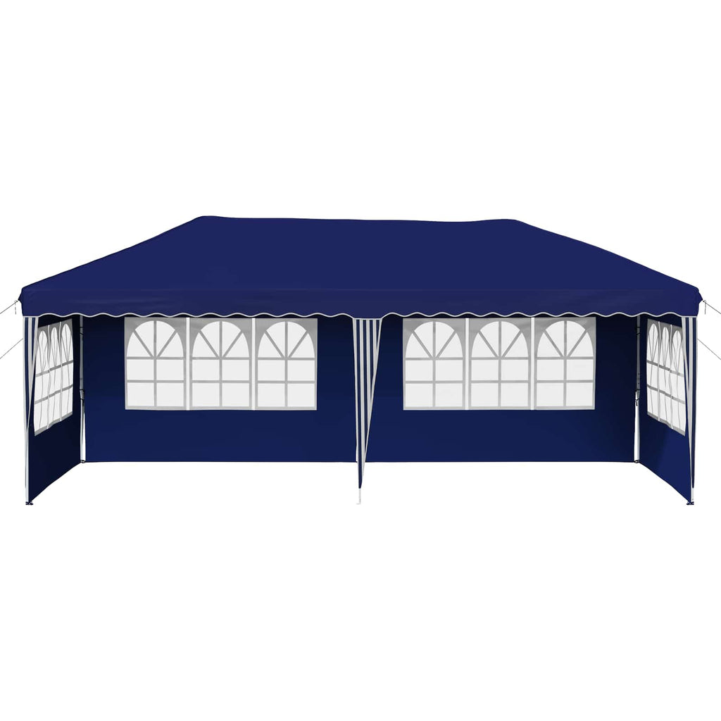 Tenda per feste a pop-up 575 x 289 x 245 cm Blu