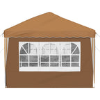 Tenda per feste a pop-up 575 x 289 x 245 cm Beige