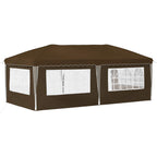 Tenda per feste a pop-up 575 x 289 x 245 cm Tortora