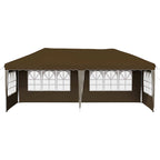 Tenda per feste a pop-up 575 x 289 x 245 cm Tortora