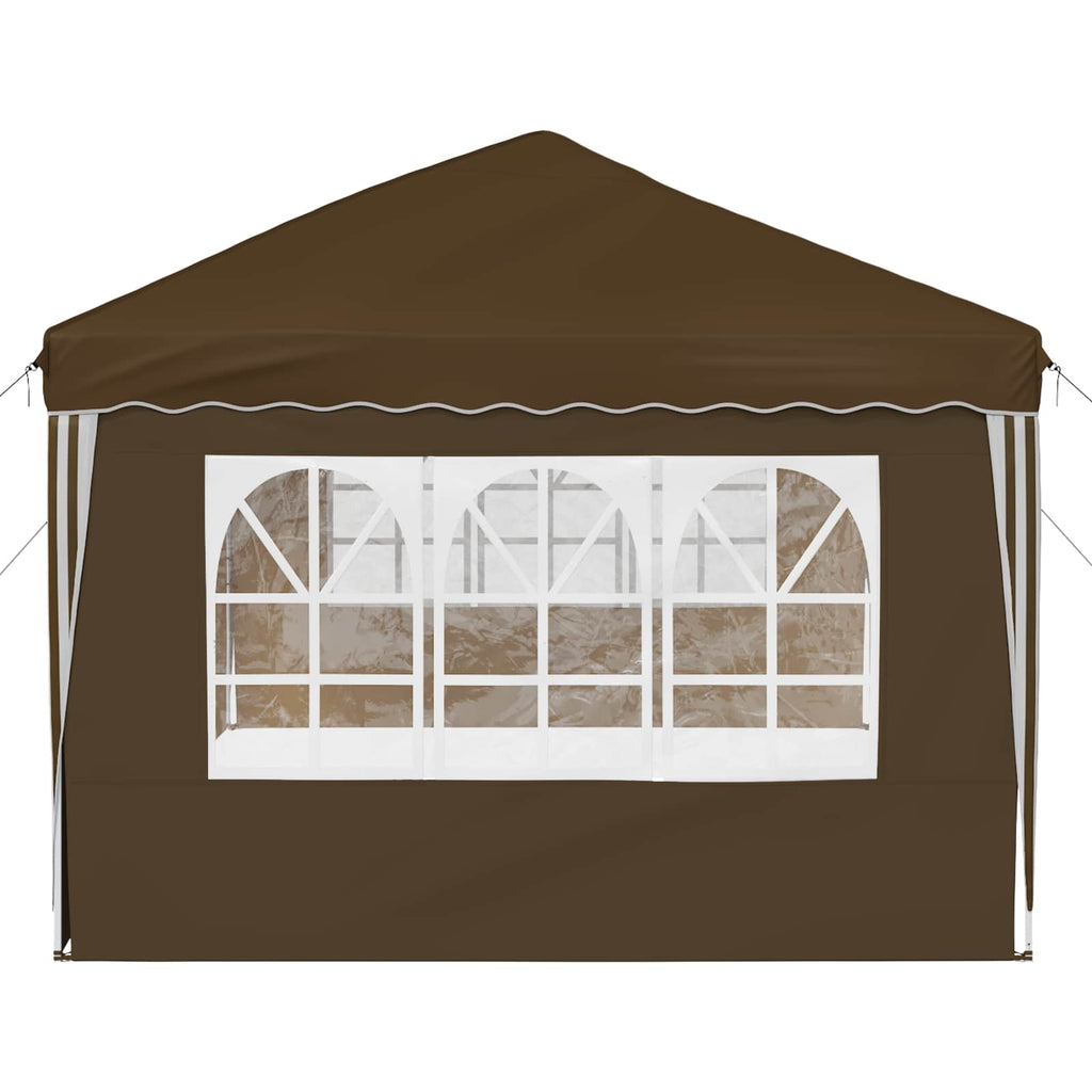Tenda per feste a pop-up 575 x 289 x 245 cm Tortora