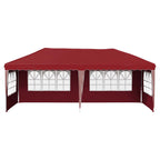 Tenda per feste a pop-up 575 x 289 x 245 cm Borgogna