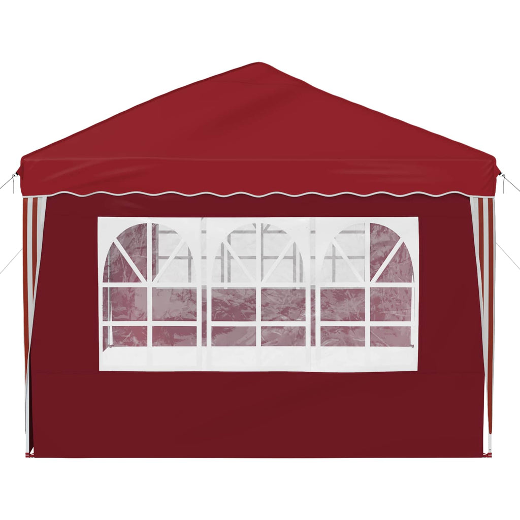 Tenda per feste a pop-up 575 x 289 x 245 cm Borgogna