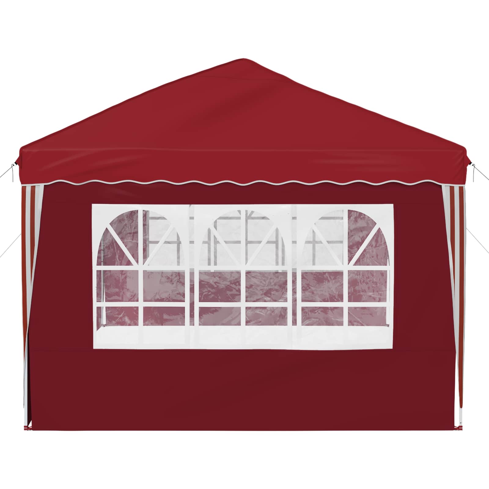 Tenda per feste a pop-up 575 x 289 x 245 cm Borgogna