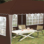 Tenda per feste a pop-up 575 x 289 x 245 cm Marrone