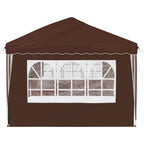 Tenda per feste a pop-up 575 x 289 x 245 cm Marrone