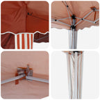 Tenda per feste a pop-up 575 x 289 x 245 cm Terracotta