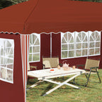 Tenda per feste a pop-up 575 x 289 x 245 cm Terracotta