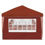 Tenda per feste a pop-up 575 x 289 x 245 cm Terracotta