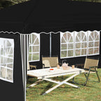 Tenda per feste a pop-up 575 x 289 x 245 cm Nero