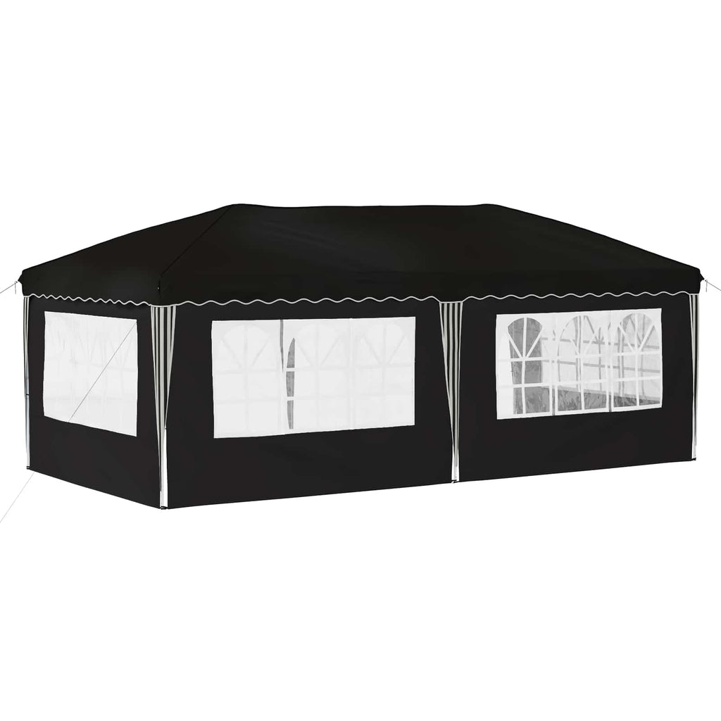Tenda per feste a pop-up 575 x 289 x 245 cm Nero