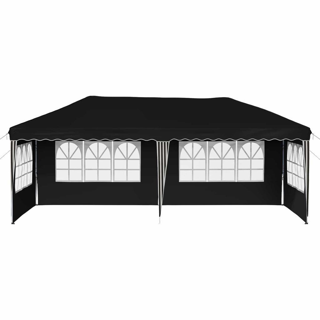 Tenda per feste a pop-up 575 x 289 x 245 cm Nero